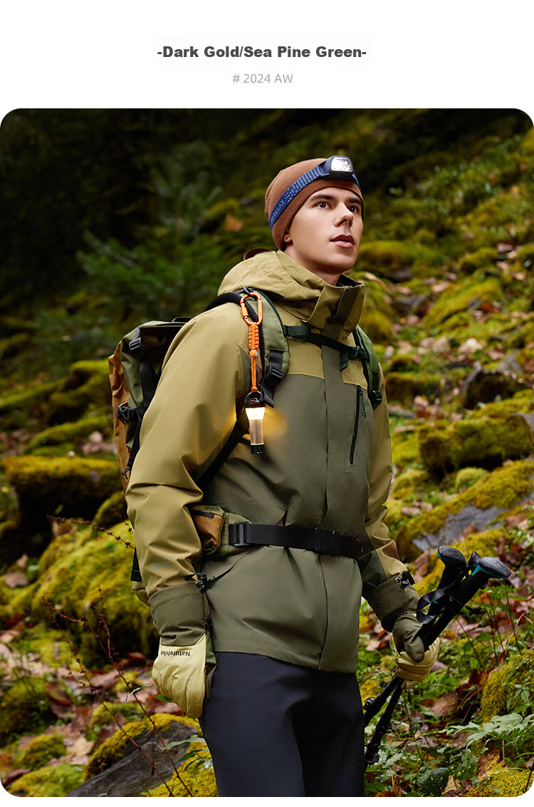 NORTHLAND Outdoor Men's Three-In Jacket, Windproof, Water-Repellent, Warm, Cold-Resistant Coat, Hiking And Mountaineering Two-Piece Set 6