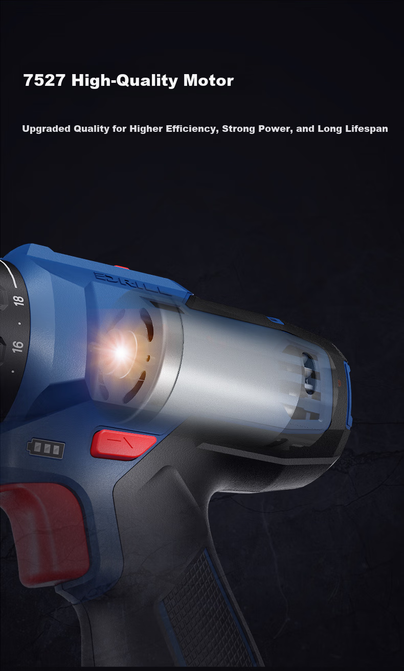 Dongcheng 16V Impact Lithium Drill WJZ1601iS, Electric Drill, Power Screwdriver, Driver Machine 4