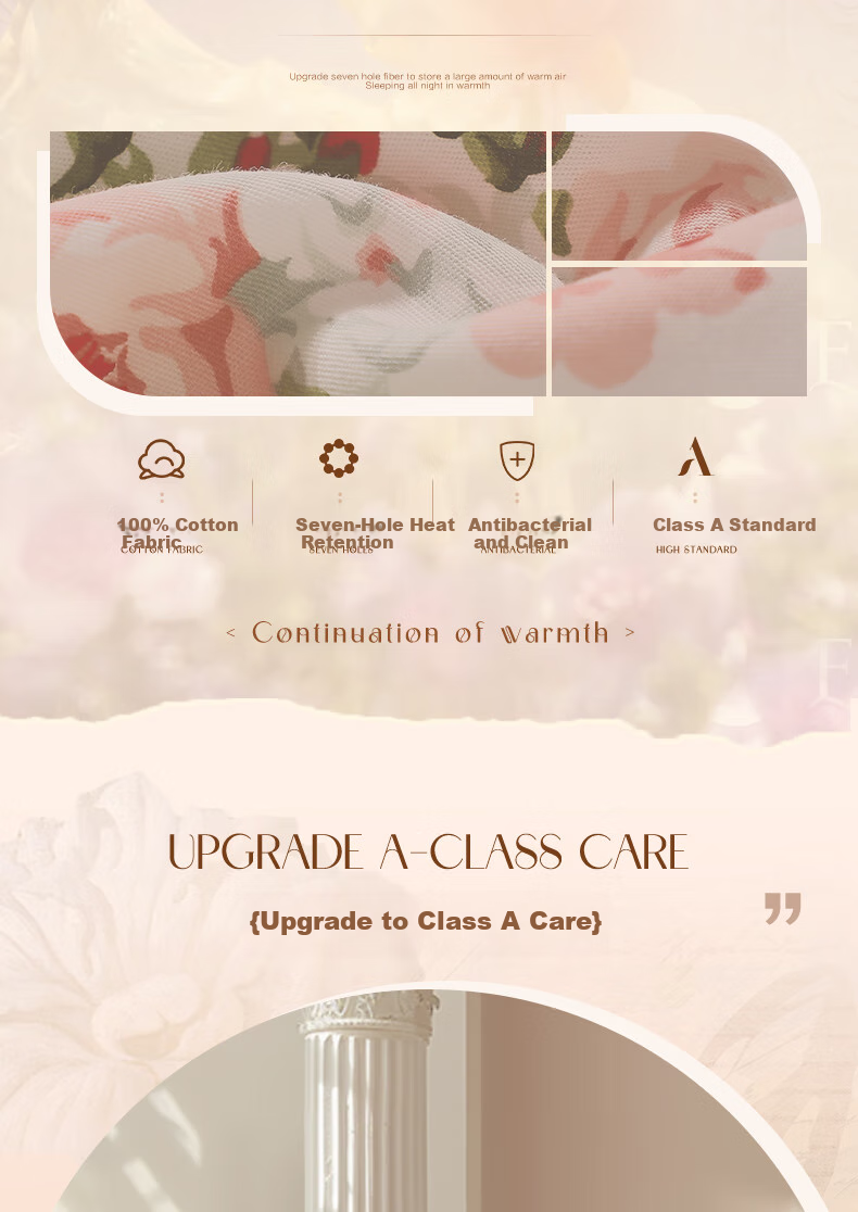 FUANNA Comforter, Spring And Autumn All-Season Duvet Insert, Class A Air Conditioning Quilt Fabric, Pure Cotton Bedding, Double Size, Approximately 6 Jin, 230×229cm 2