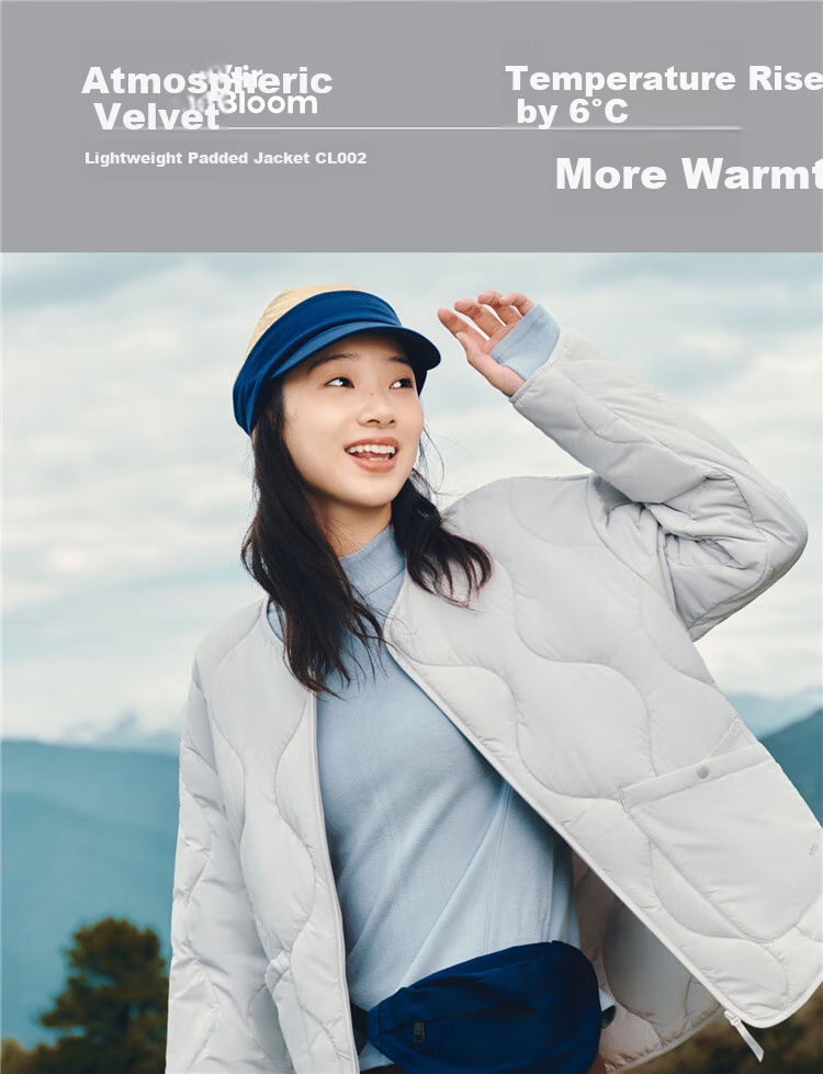 Beneunder Women's Autumn And Winter Jacket, Down-Like Fleece Coat, Round Neck, Machine Washable Inner Lining, Padded Autumn Wear, New Style 2025 2