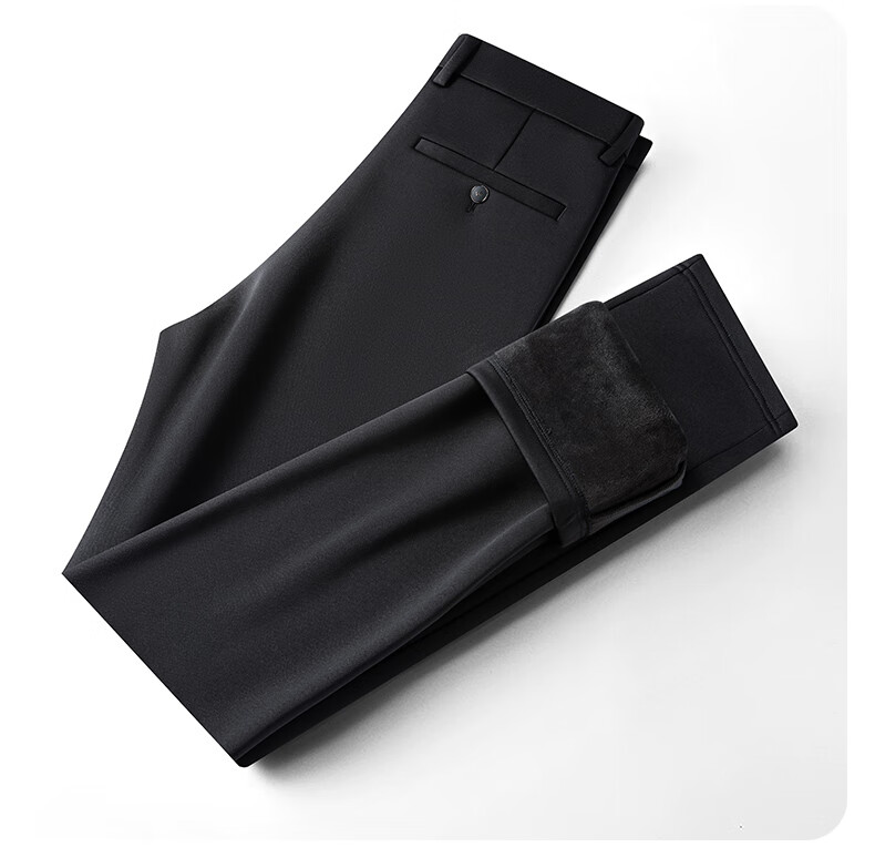 Pierre Cardin Breathable Wrinkle-Resistant Men's Summer Business Formal Straight Casual Trousers Dark Gray 33 16