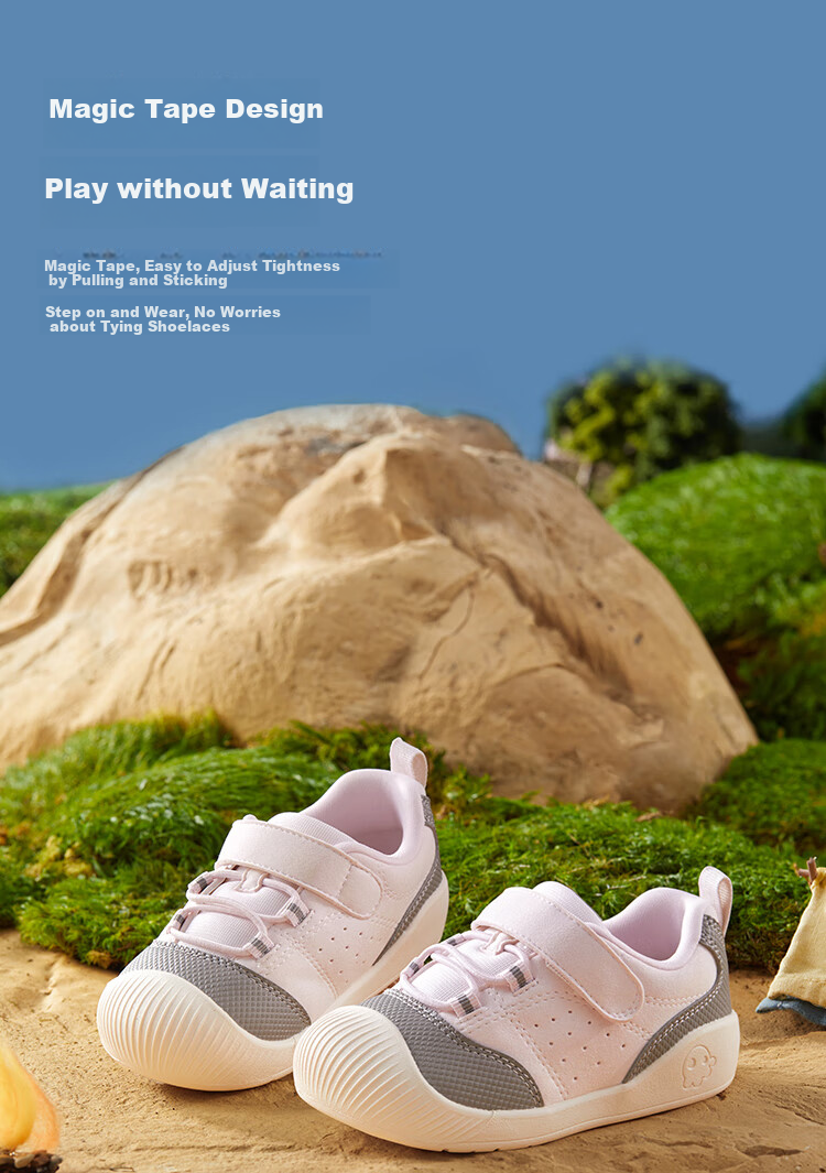 BALABALA Baby Walking Shoes, Infant And Children's Shoes, Boys' And Girls' Footwear, Spring And Autumn Outdoor Shoes, Non-Slip 6