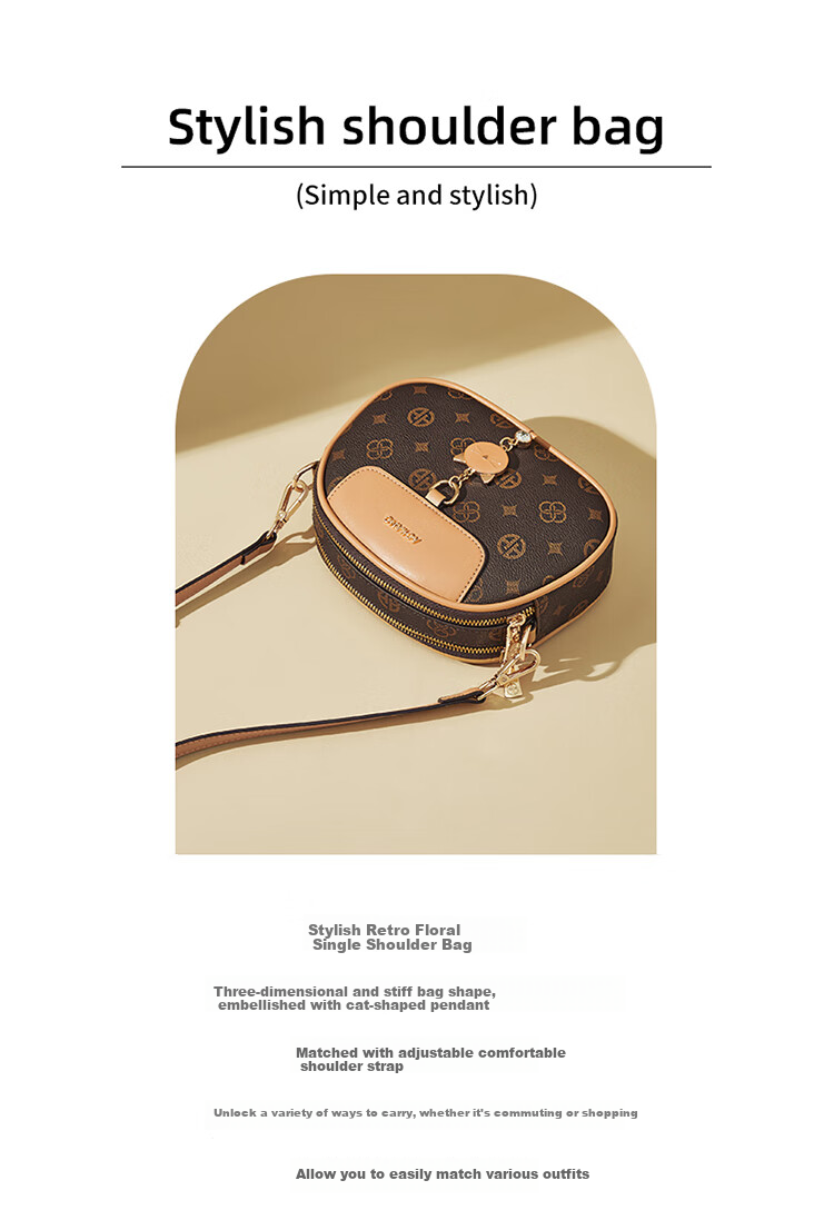 Aokang Women's Handbag, Trendy Phone Bag, Crossbody Shoulder Bag, Light Luxury Small Square Bag, Birthday And Mother's Day Gift for Girlfriend Or Wife 1