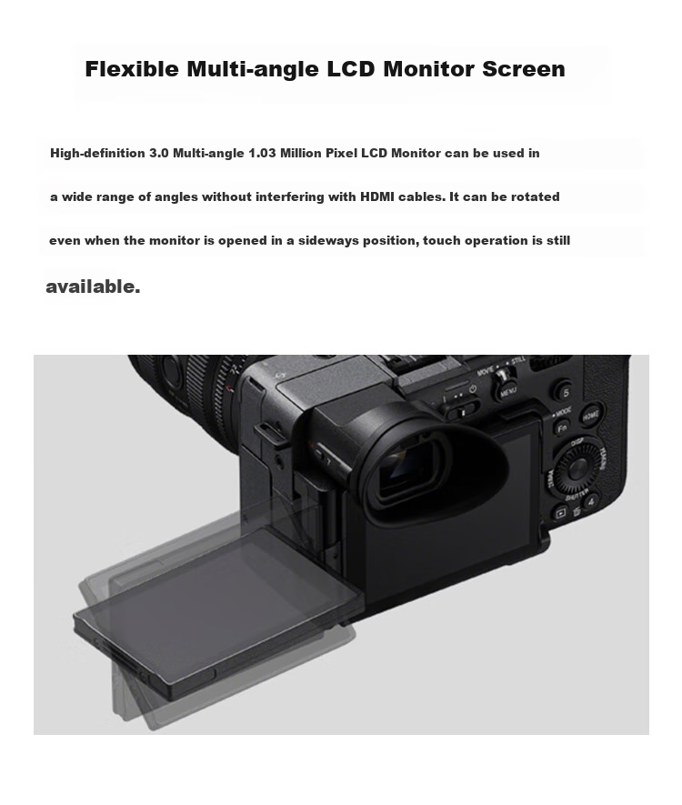 SONY Compact 4K Full-Frame Cinema Camera ILME-FX2B, Body Only 23