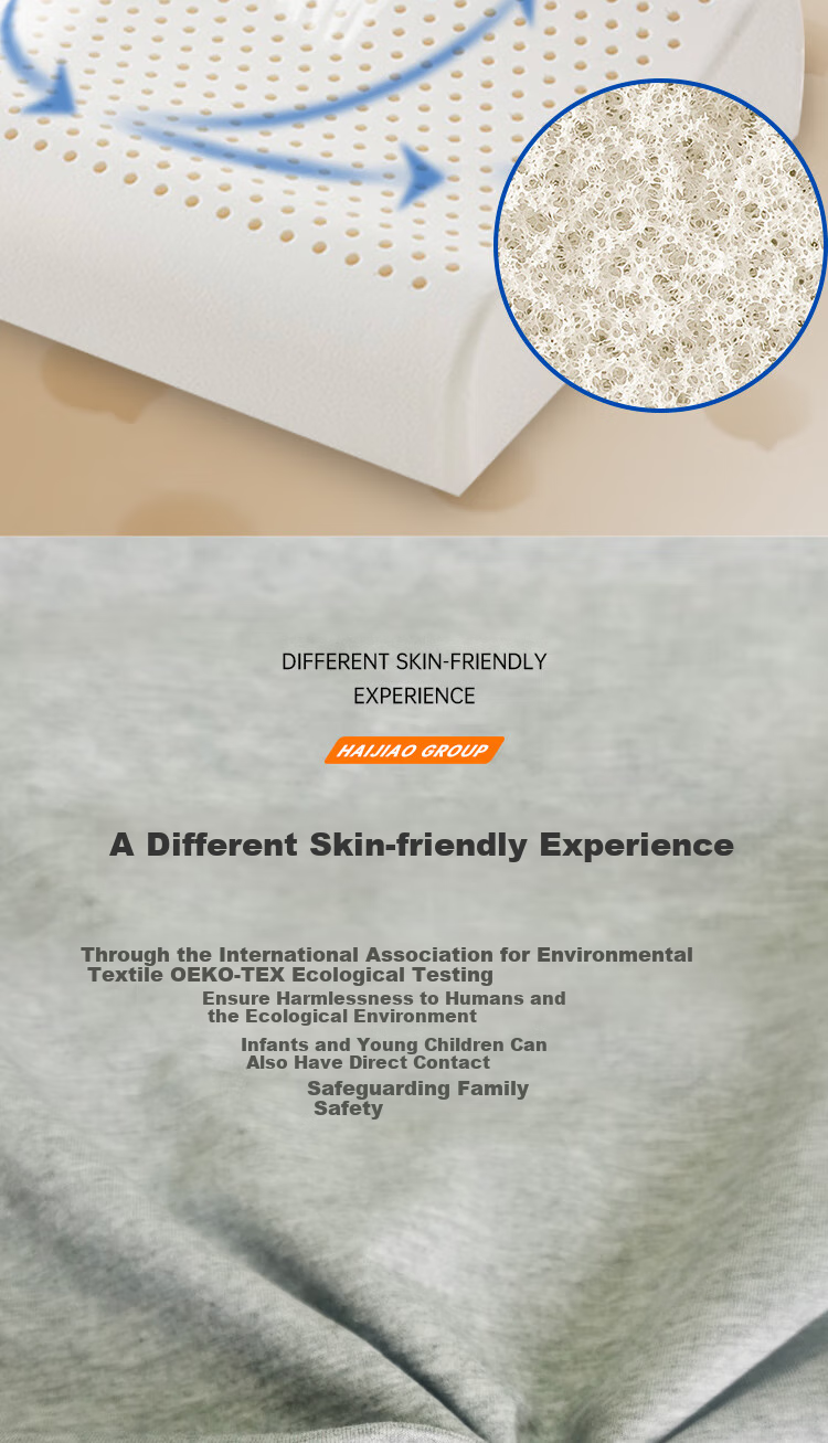 Baopo Group, Imported Natural Latex Pillow from Thailand, Suitable for Student Dormitories And Teenagers, Rubber Pillow 8