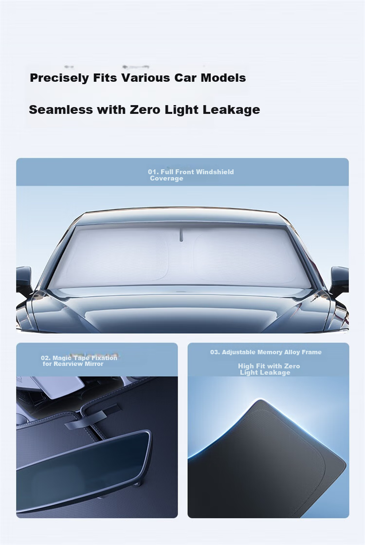 BASEUS Car Sunshade, Front Windshield Sun Protection, Heat Insulation, Windproof Glass Shade, Interior Sun Umbrella Blocker, 2026 New Model 17