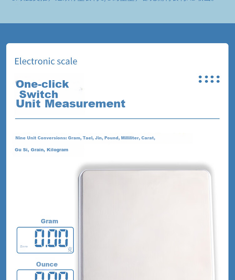 BJ Kitchen Scale, Electronic Scale, 0.01g/500g, Baking Scale, High-Precision Gram Scale, Food Scale, Tea Balance, Small Scale, Rechargeable 2