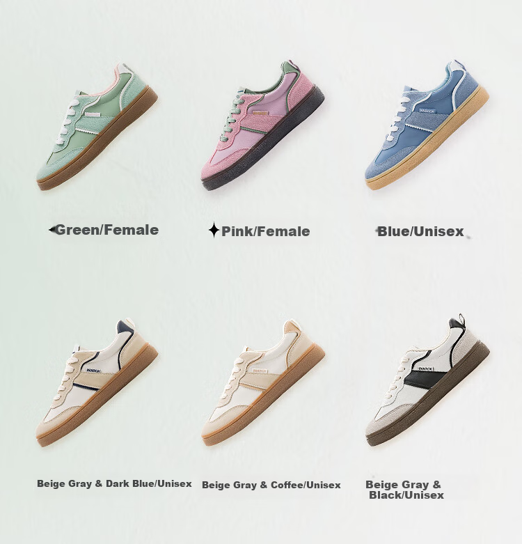 Huili Official Women's Shoes, Dexun Shoes for Women, 2026 Summer Soft-Soled Shoes, Versatile Sports Sneakers for Women, Green, Size 37 3