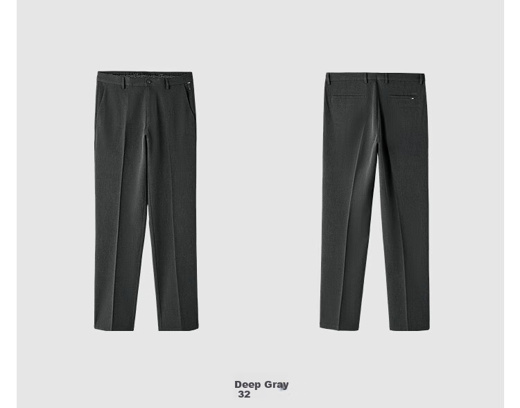 HLA Men's Dress Pants, Light Business Fashion Series, Comfortable Trousers for Men, Autumn Seaso 7