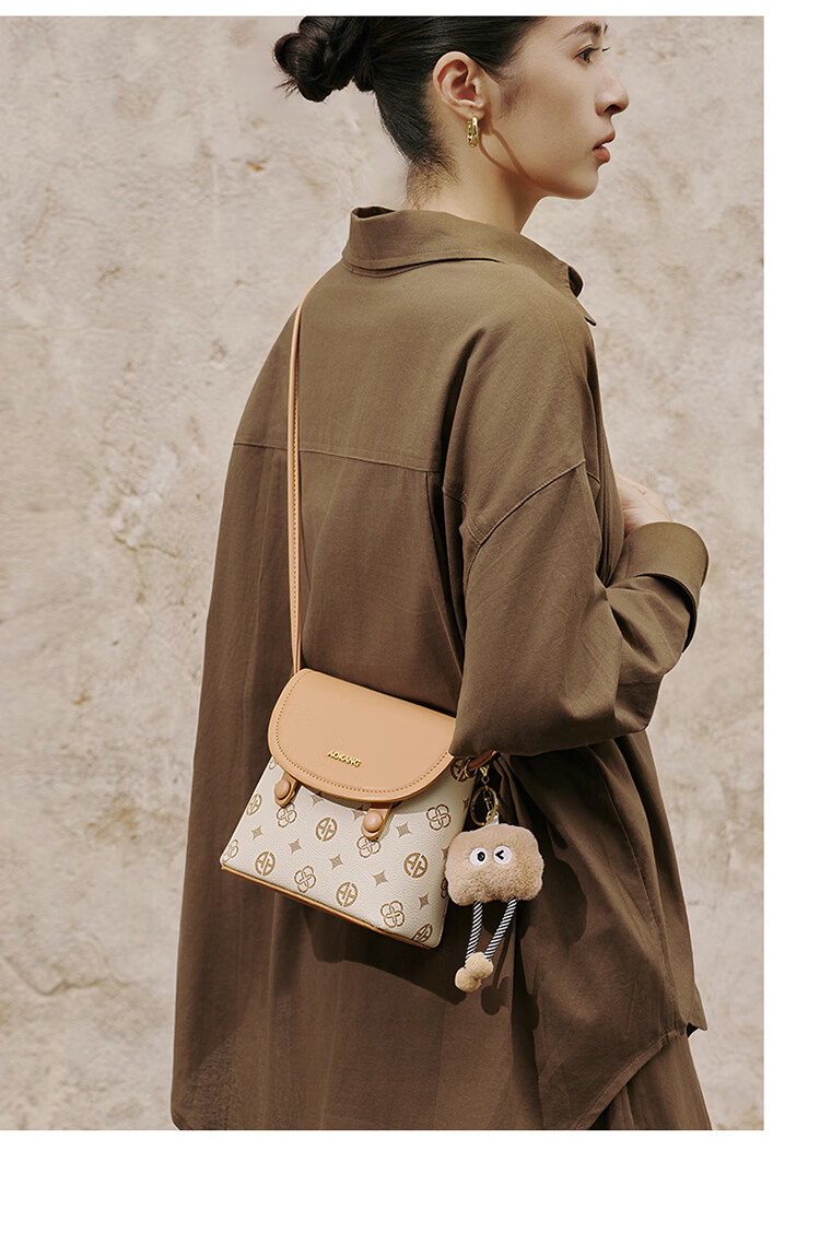 Aokang Women's Handbag, Trendy Phone Bag, Small Square Bag, Light Luxury Crossbody Shoulder Bag, Birthday And 520 Gift for Mom Or Wife 13