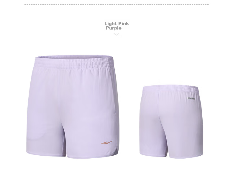 ERKE Women's Summer Sports Quick-Dry Ice-Feel Breathable Woven Shorts Outdoor Running Three-Quarter Pants 8