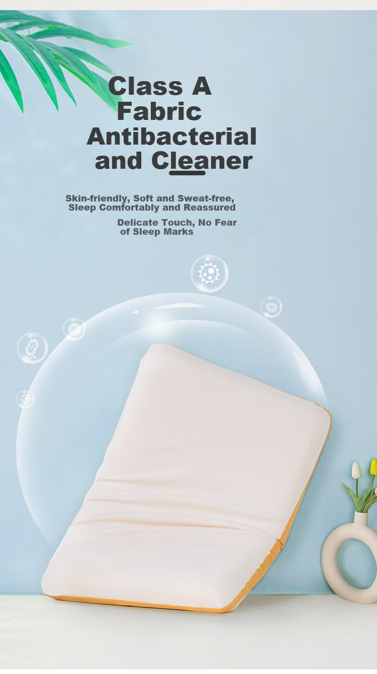 FUANNA Memory Foam Pillow for Students' Sleep, Cervical Spine Support, Slow Rebound, Sleep Care, Deep Sleep, 60*40*8cm 7