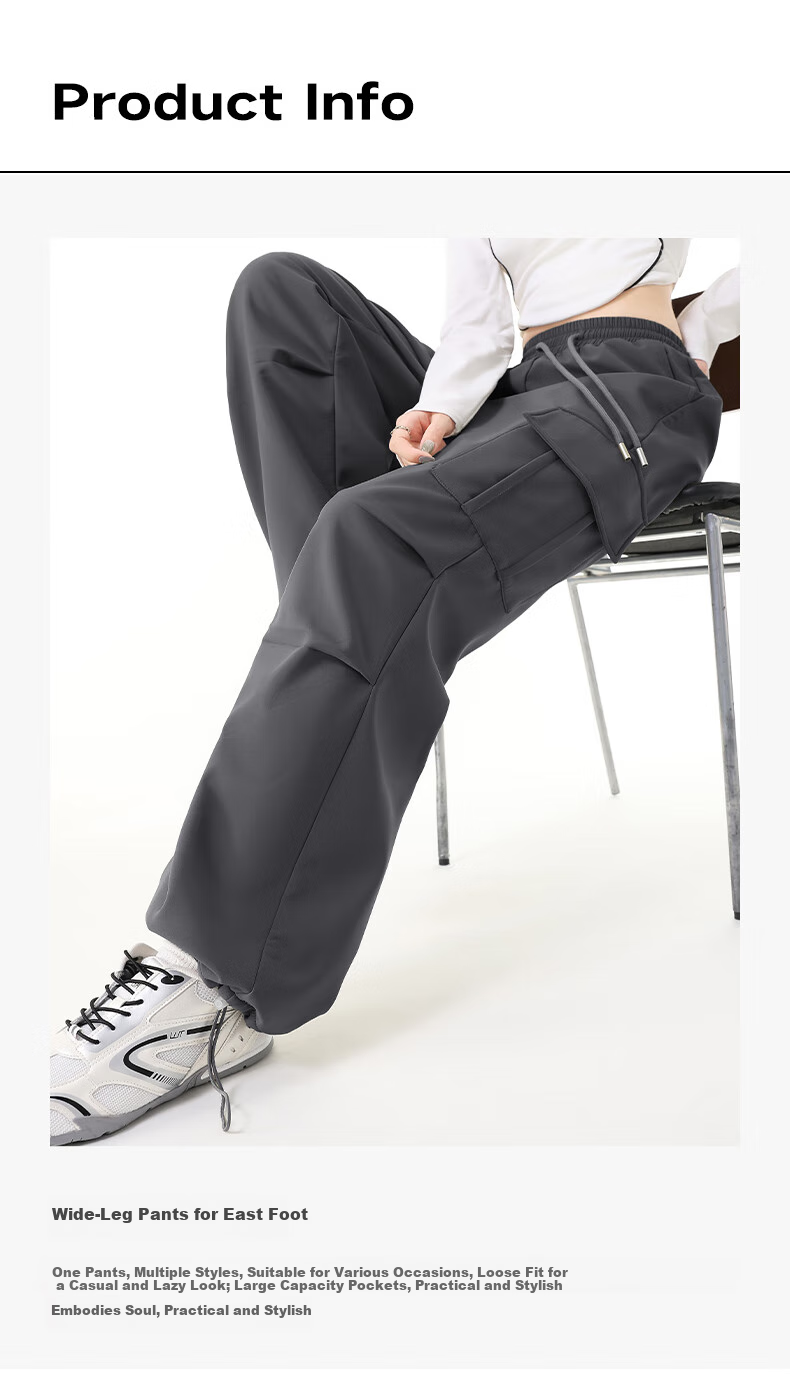 MJ STYLE Triple-Protection Workwear Straight-Leg Pants for Women, New Spring And Autumn 2026 Fashion Versatile Slim-Fit High-Waist Sports Trousers 7