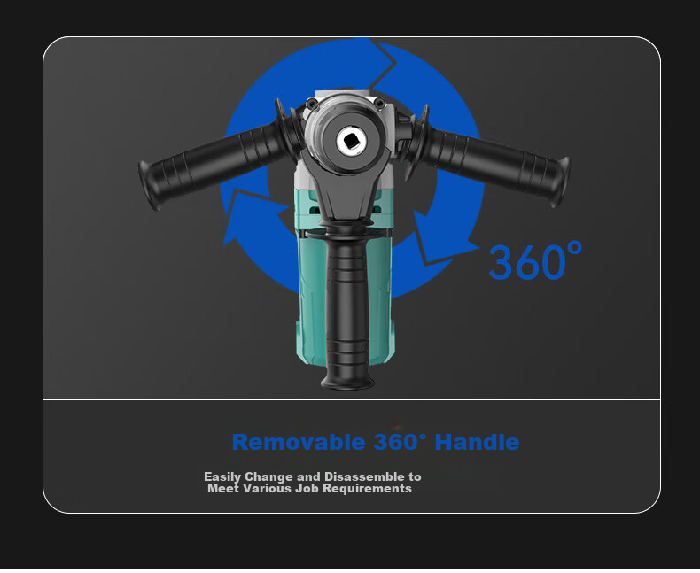 Dayi Electric Hammer, Impact Drill, Concrete Chisel, And Electric Drill Three-In 1050W Power Tool, 6631 Electric Hammer 11