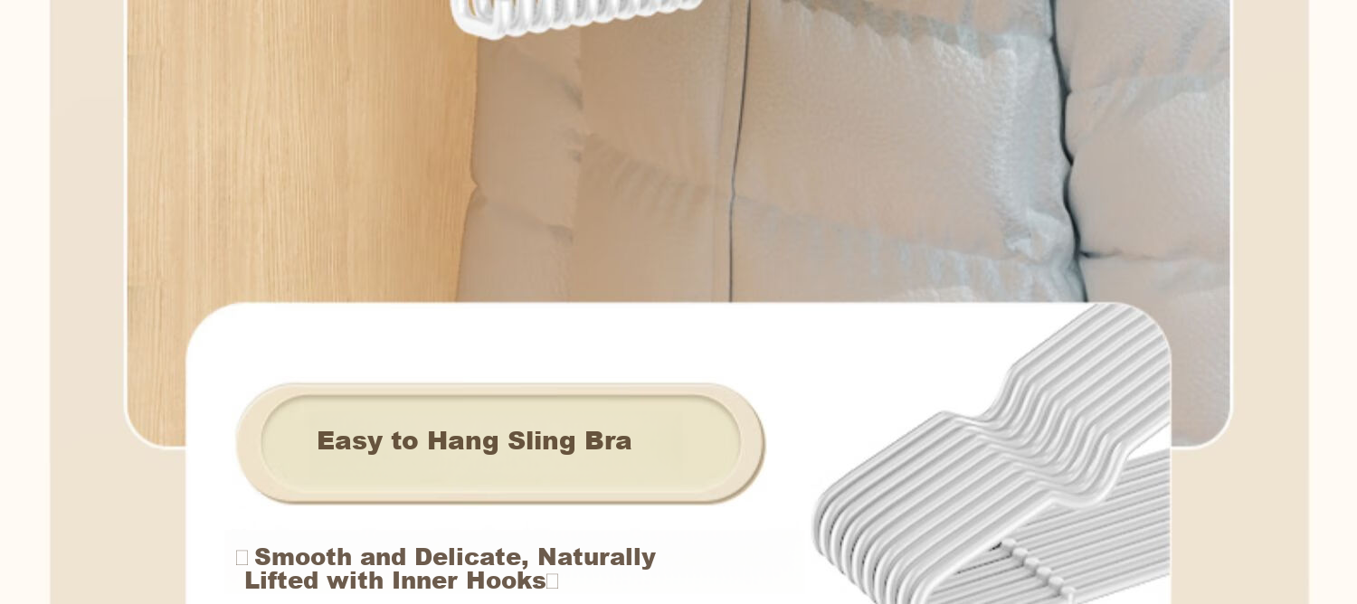 Meebordi Clothes Hangers, Non-Slip And Traceless, Thickened And Widened Large Size Hangers for Adults, Home Use, 20 Pieces, White with Hooks 12