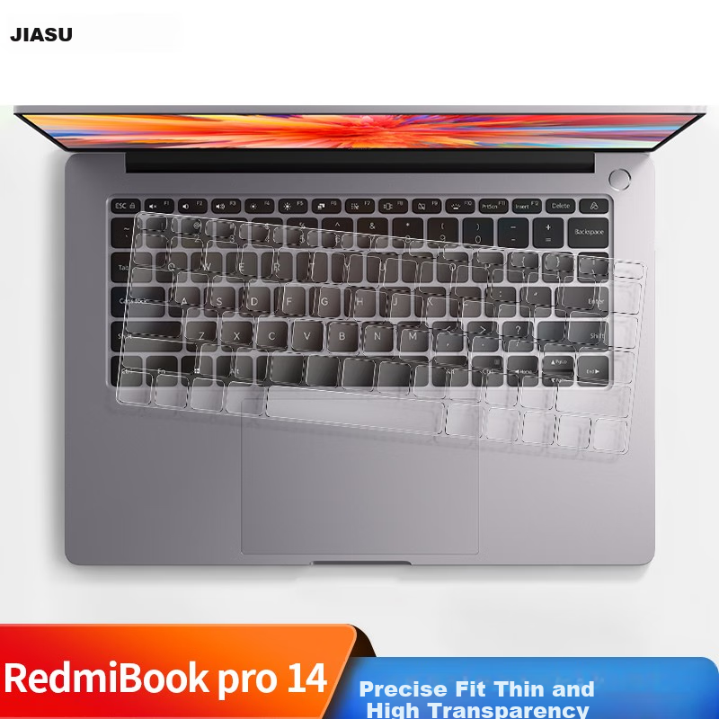 Jiasu Keyboard Cover for Xiaomi Redmi Book 14 2026/25 Model, 14-Inch Laptop Keyboard Protector, High Transparency Invisible Dust-Proof Cover