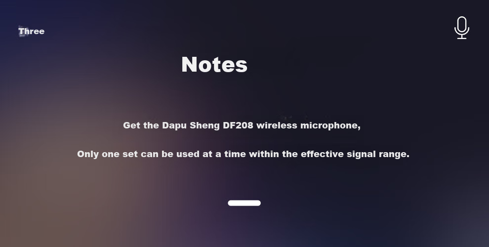 Depusheng DF208 Professional Wireless Microphone, One-To for Stage Performance, KTV Singing, Training, Video Conferencing, Hosting, School And Home Use, Frequency-Modulated Handheld Microphone with Anti-Howling Metal Desig 1