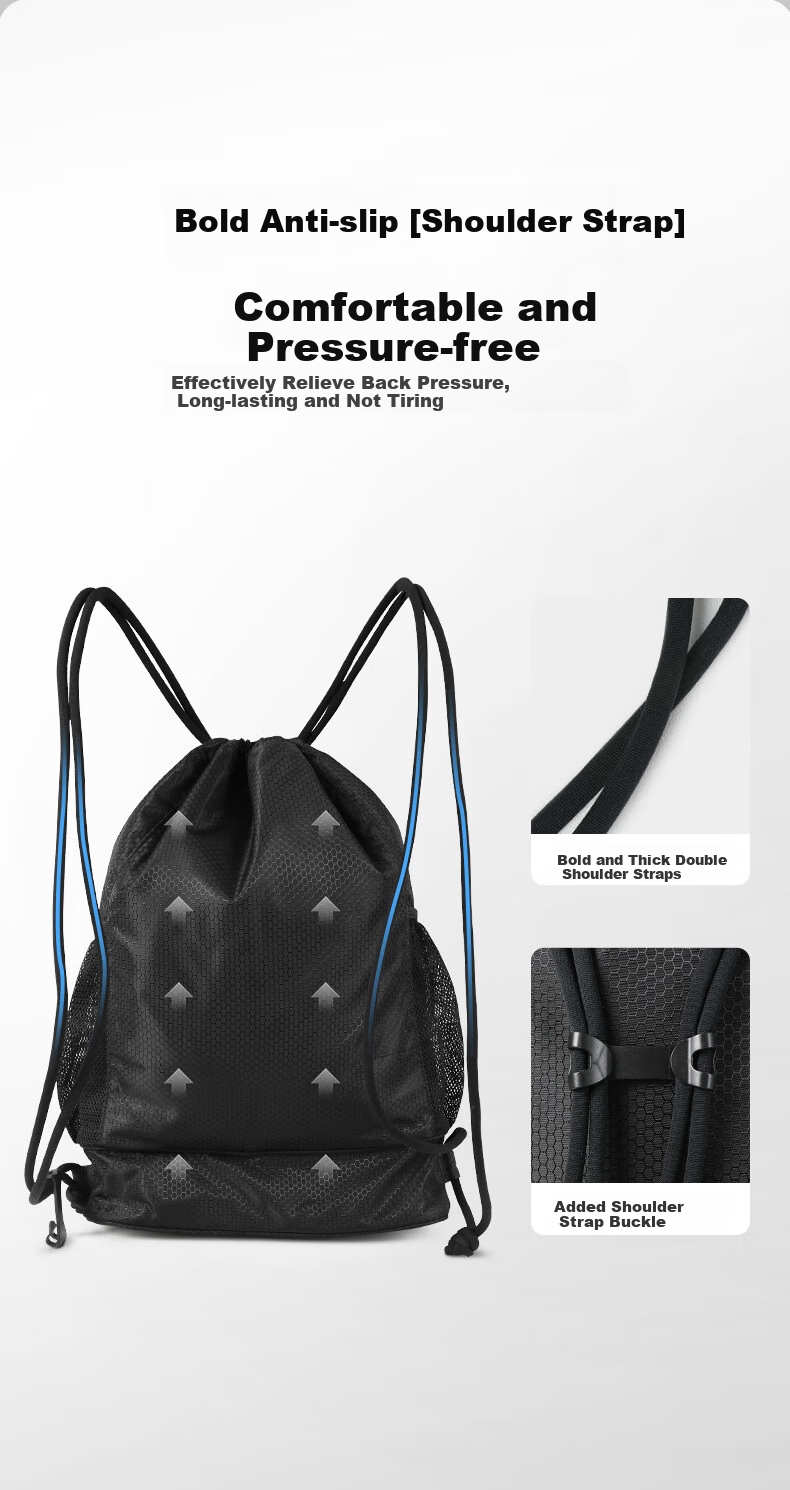 LI-NING Swimming Storage Bag Large Capacity Wet and Dry Separation Waterproof Backpack for Men and Women 7243 Green 7