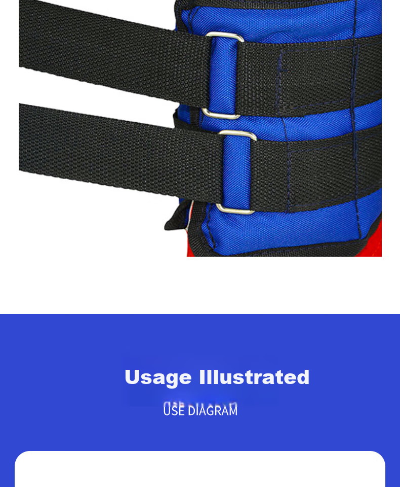 Huashimeng Weighted Leg Sandbags for Running, Dance, Strength Training, Specialized Equipment for Ankle, Invisible Wrist And Leg Exercises 11