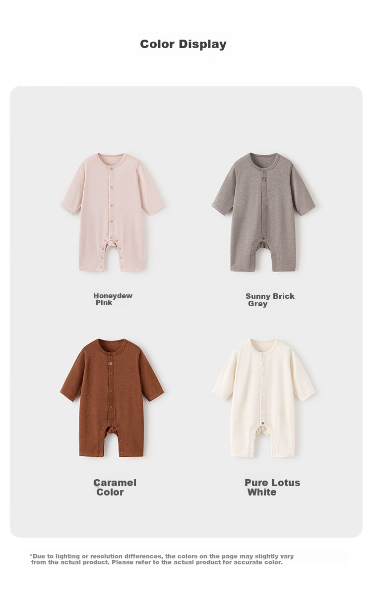 Babylove [Zongxiangsi Rou] Baby Romper, Autumn And Winter Wool Clothing, Baby Onesie, Home Sleepwear, Undershirt 11