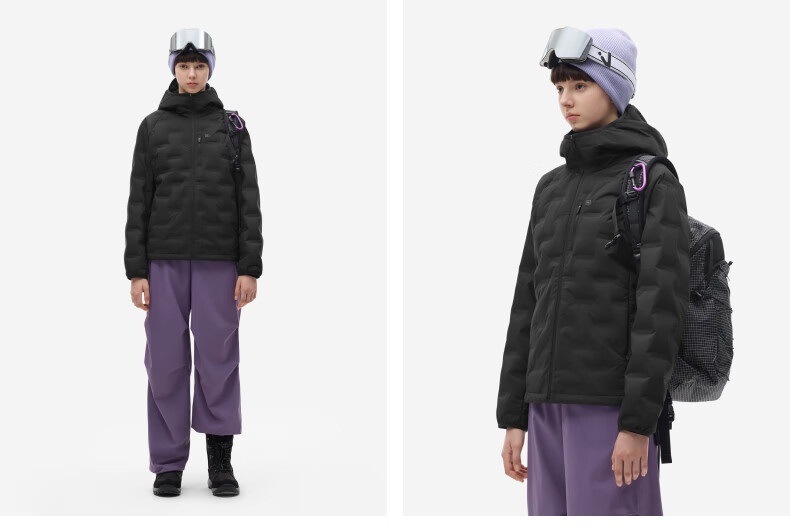Bananain Hydrogen 502Air Women's Windproof Hooded Colorblock Lightweight Down Jacket Warm Windproof Commuter Cold-Resistant Coat 6