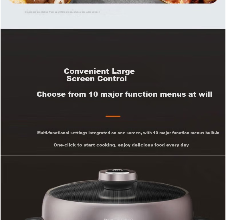 Joyoung Home 5L Electric Pressure Cooker Multifunctional Electric Pressure Cooker with Lid, High-Pressure Cooker, Electric Rice Cooker, Rice Cooking Pot Y-50C31 10