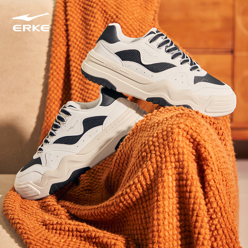 ERKE Men's Casual Thick-soled Couple Shoes Autumn Men's Retro Sports Shoes