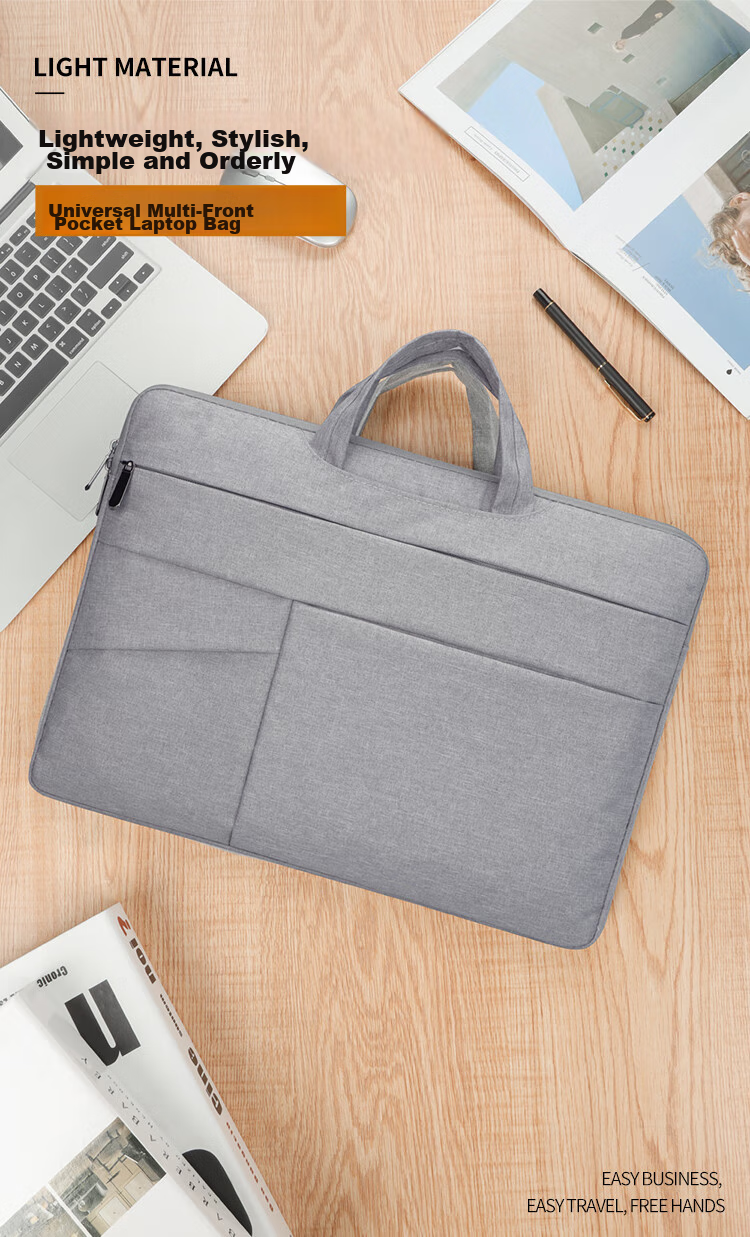 BUBM Laptop Handbag for Men, Suitable for Apple, Lenovo, Huawei 13-Inch Computers, Briefcase Inner Pocket Bag 1