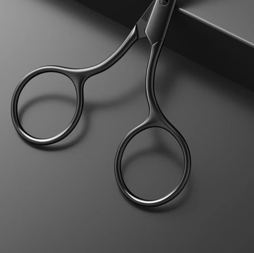 Jing Xiaodi Precision Nose Hair Trimmer Men's Round Head Manual Safe Nasal Hair Scissors Grooming Tool 14