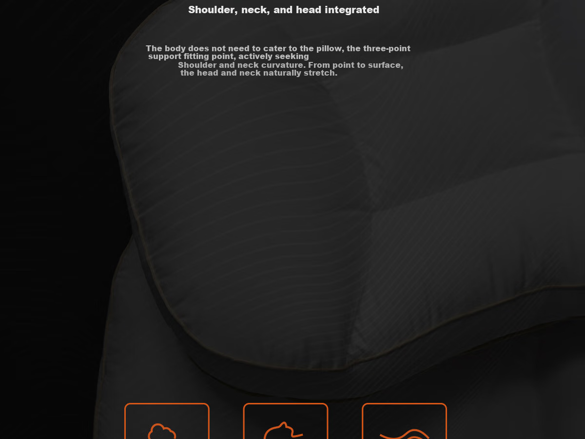 SIDANDA Partition down Pillow, 95% Goose Down Pillow, Single Pillow Core, 100-Count Pure Cotton, Antibacterial Cervical Pillow, Universal Pillow 11