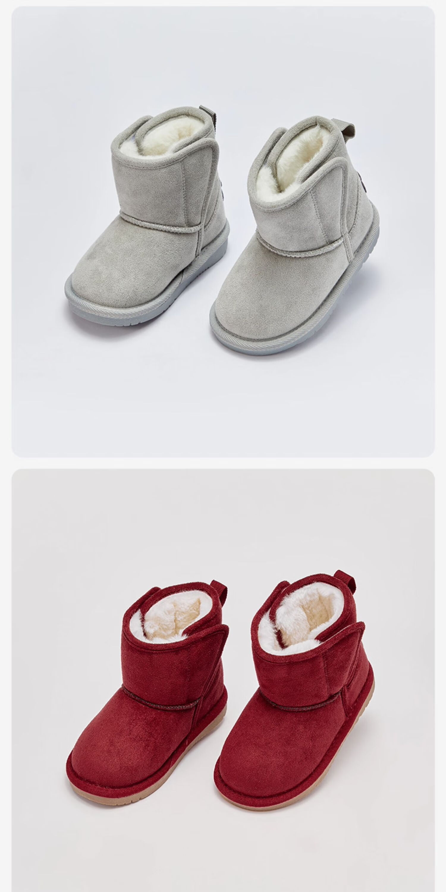 DAVE & BELLA Kids Snow Boots Boys Winter Girls Fleece Lined Cotton Shoes Warm Children's Snow Boots DB4224193 8