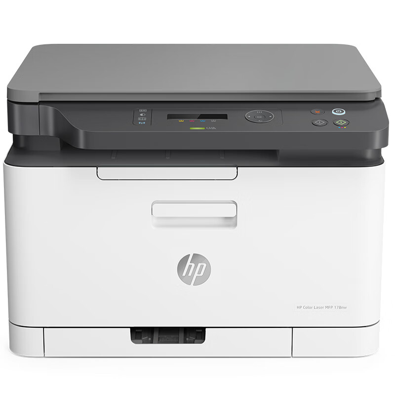 HP 178nw Color Laser Wireless Printer, All-In Printer with Print, Copy And Scan Functions, Wireless Home Three-In Multifunction Printer for Office Use