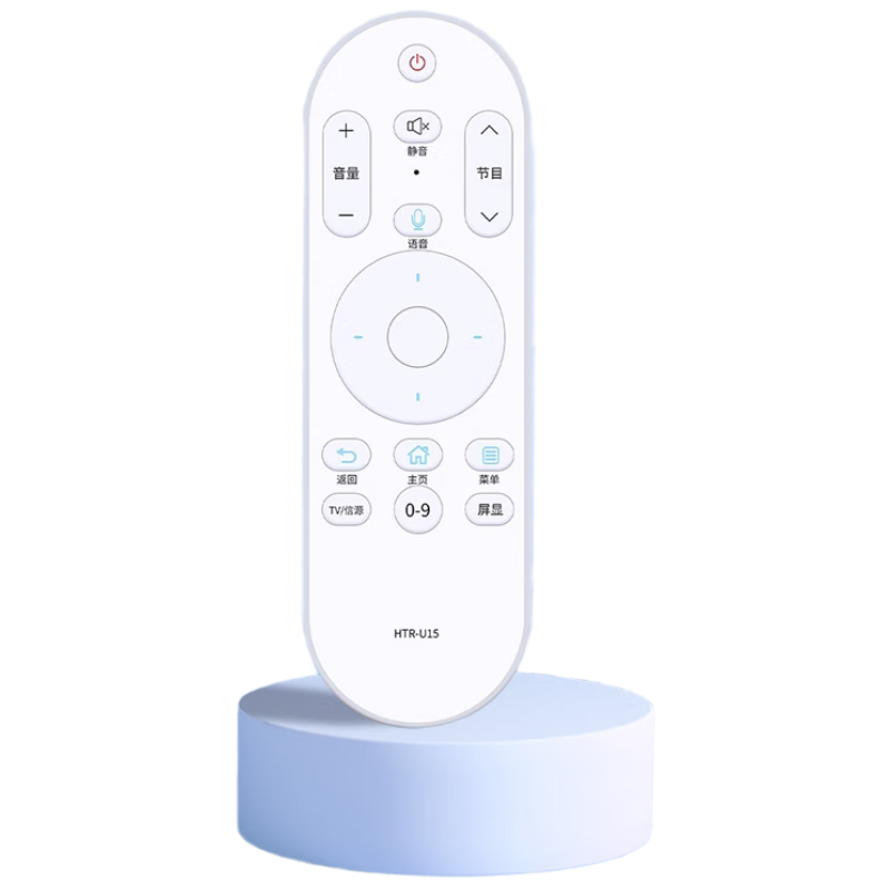 Dongpuli Universal Smart Voice Bluetooth Remote Control for Haier TV HTR-U15/HTR-U15M/U15L/U15A U55Q81 TV-06 Remote Panel White