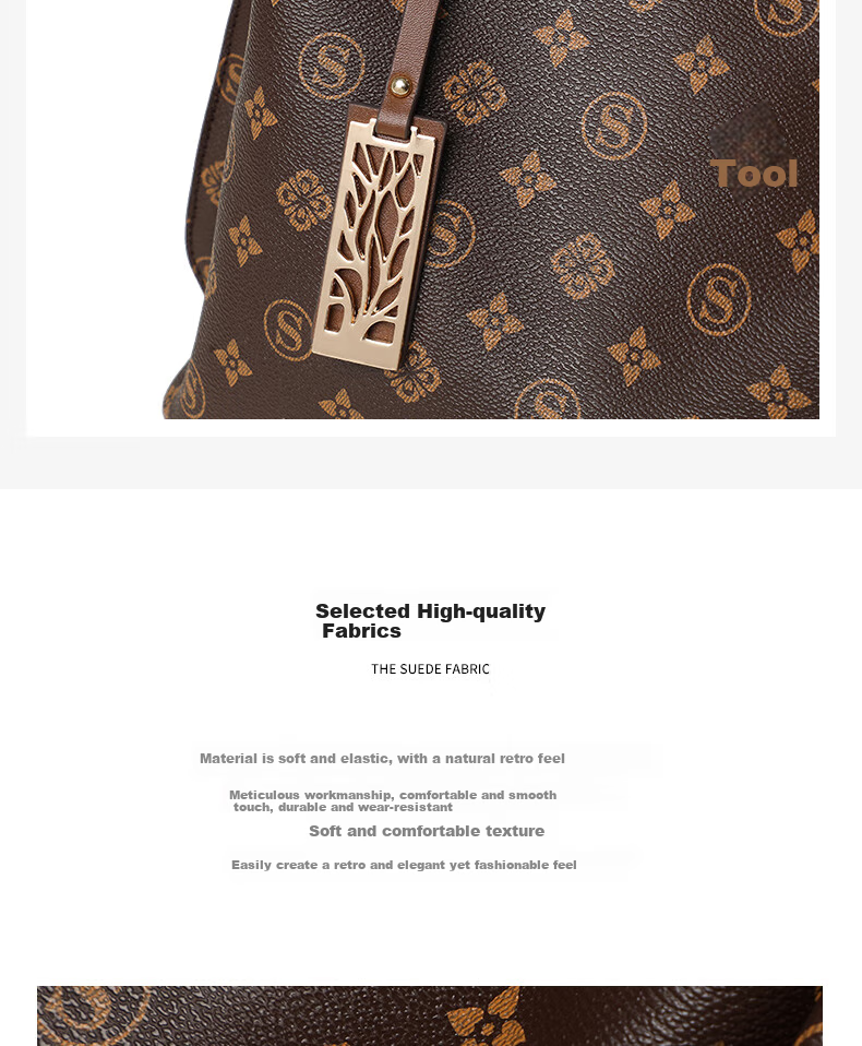 Aiqinghai Handbag, Women's Tote Bag, Large Capacity Shoulder Crossbody Bag, Brand Birthday Mother's Day Gift, Practical Present for Mom 9
