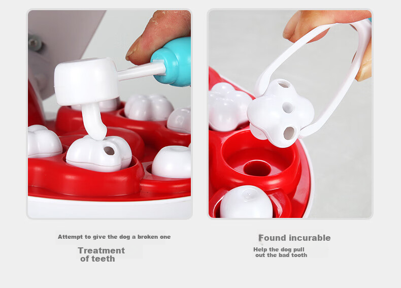 Maggic Seed Children's Pretend Play Doctor And Dentist Toy, Veterinary Clinic Care, Pet-Themed New Year Gift, Beginner Rabbit Toy 3