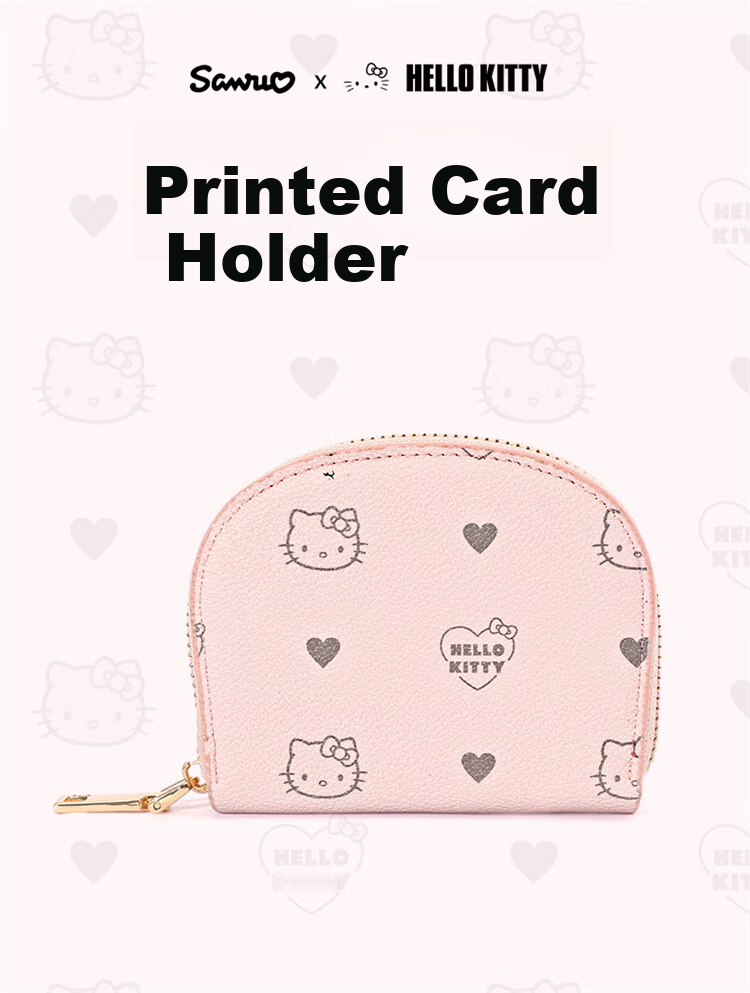 Mesuca X Hello Kitty Collaboration Handbag, Women's Luxury Card Holder, Small Coin Purse for Women, Birthday Gift for Girls 2