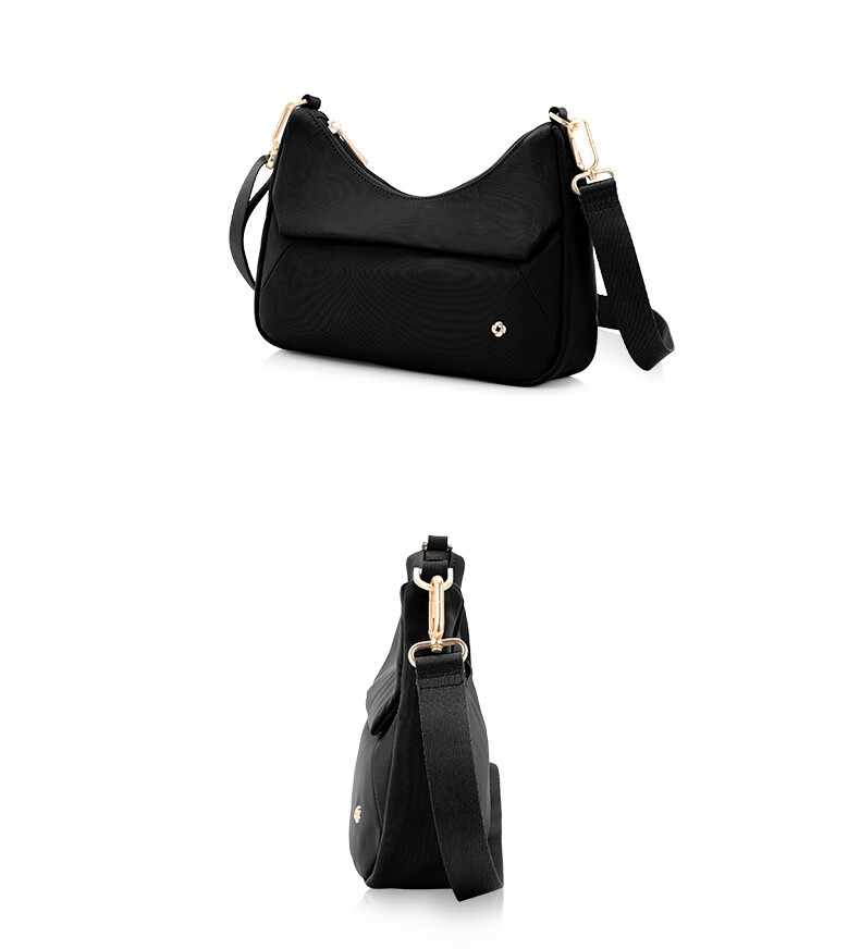 Samsonite Fashion Women's Bag Commuter Shoulder Crossbody Handbag UB3 Black Christmas Gift 2