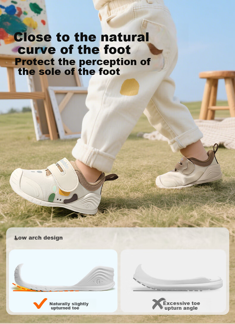 Ginoble Ginoble Children's Pre-Walking Shoes, Autumn 2025 Infant Functional Shoes, Boys And Girls Baby Footwear, GB2457 Bright White 6