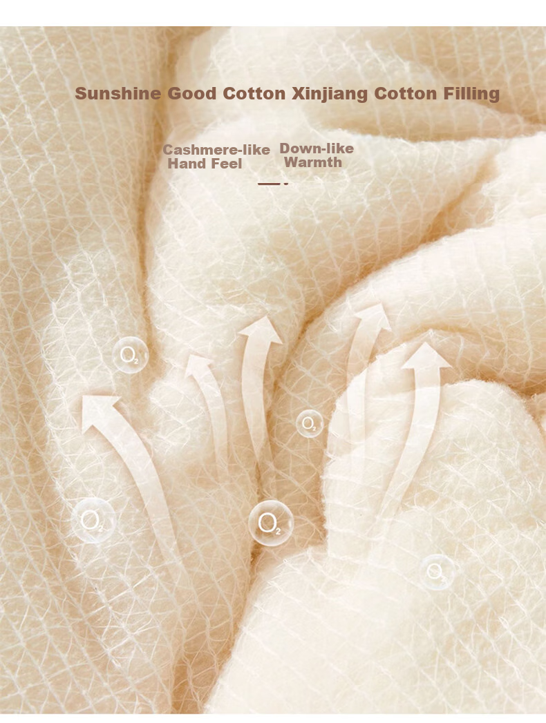 Sushidai Cotton Mattress, 100% Xinjiang Cotton Mattress Pad, Quilt, Cotton Wadding, Bedding, Winter Bedding, 1.8x2 Meters 3