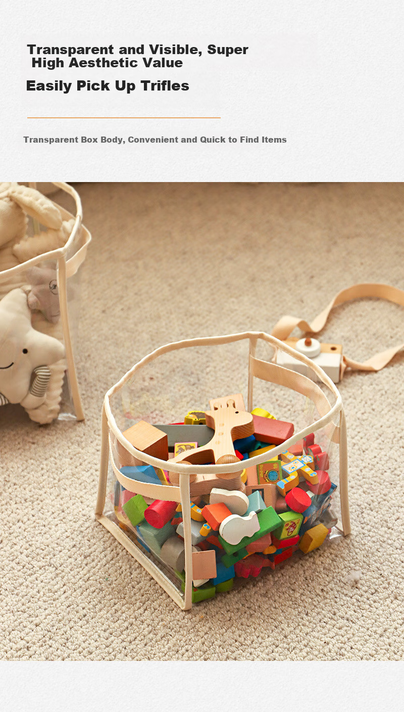 Fan Ye Large Capacity Apple Storage Basket Foldable Clothes Storage Box Laundry Hamper Toy Organizer for Home Wardrobe 2