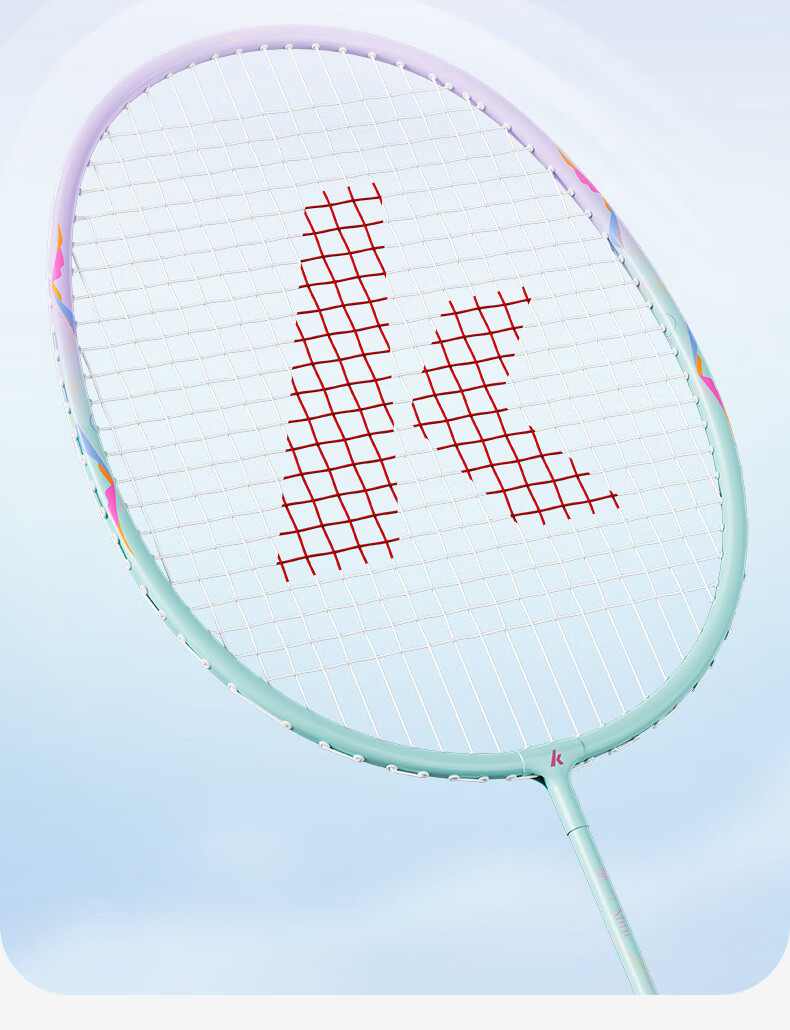 KAWASAKI Badminton Racket Children's Sugar Blade MINI Adult X1 Balanced Racket Family Set Parent-Child Double Racket Durable Ultra-Light Blade 16