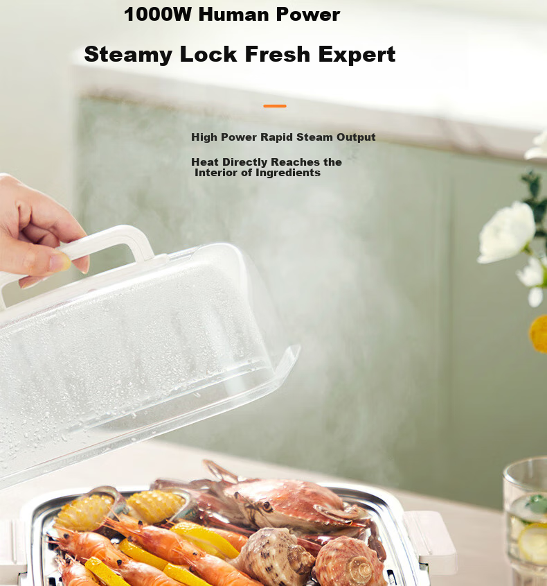 Joyoung Household 10L Double-Layer Multifunctional Electric Steamer Pot, Breakfast Pot, Electric Cooking Pot, Steamed Bun Pot DZ100HG-GZ605 13