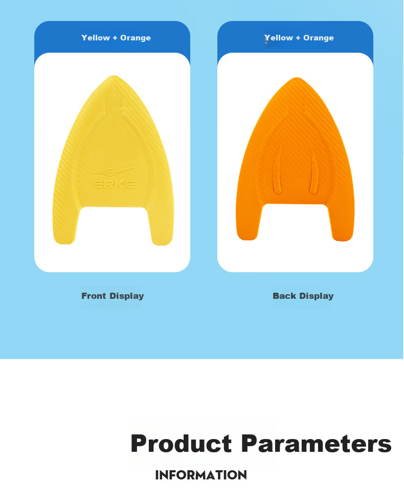 ERKE Swimming Back Float Board, Three-Layer EVA, for Adult Beginners, Back Float Aid for Learning to Swim 4