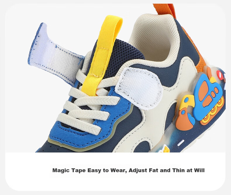 Minibala Kids Light-Up Shoes 25 Autumn New Boys and Girls Casual Sports Baby Toddler Walking Shoes Little Kids Glowing Sneakers 5