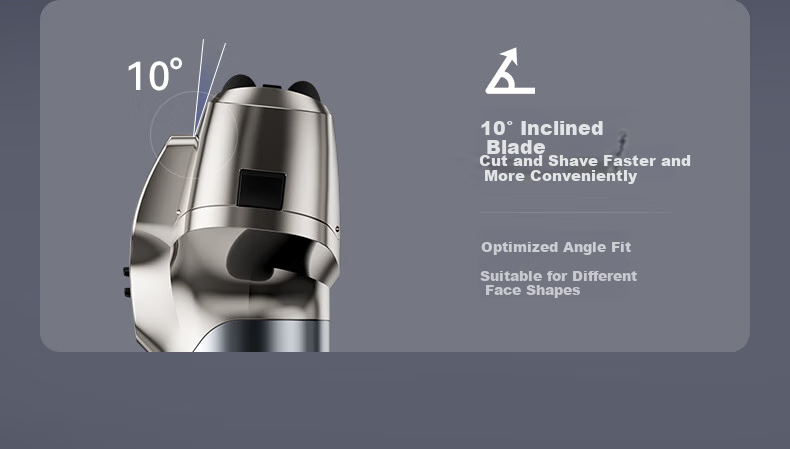 Qiman Electric Shaver Reciprocating Alloy Razor for Men with Three Heads Fully Washable Dry And Wet Dual Shaving Gift Box Set Birthday Present for Husband Or Boyfriend [Mid-Autumn Festival Gift] 9