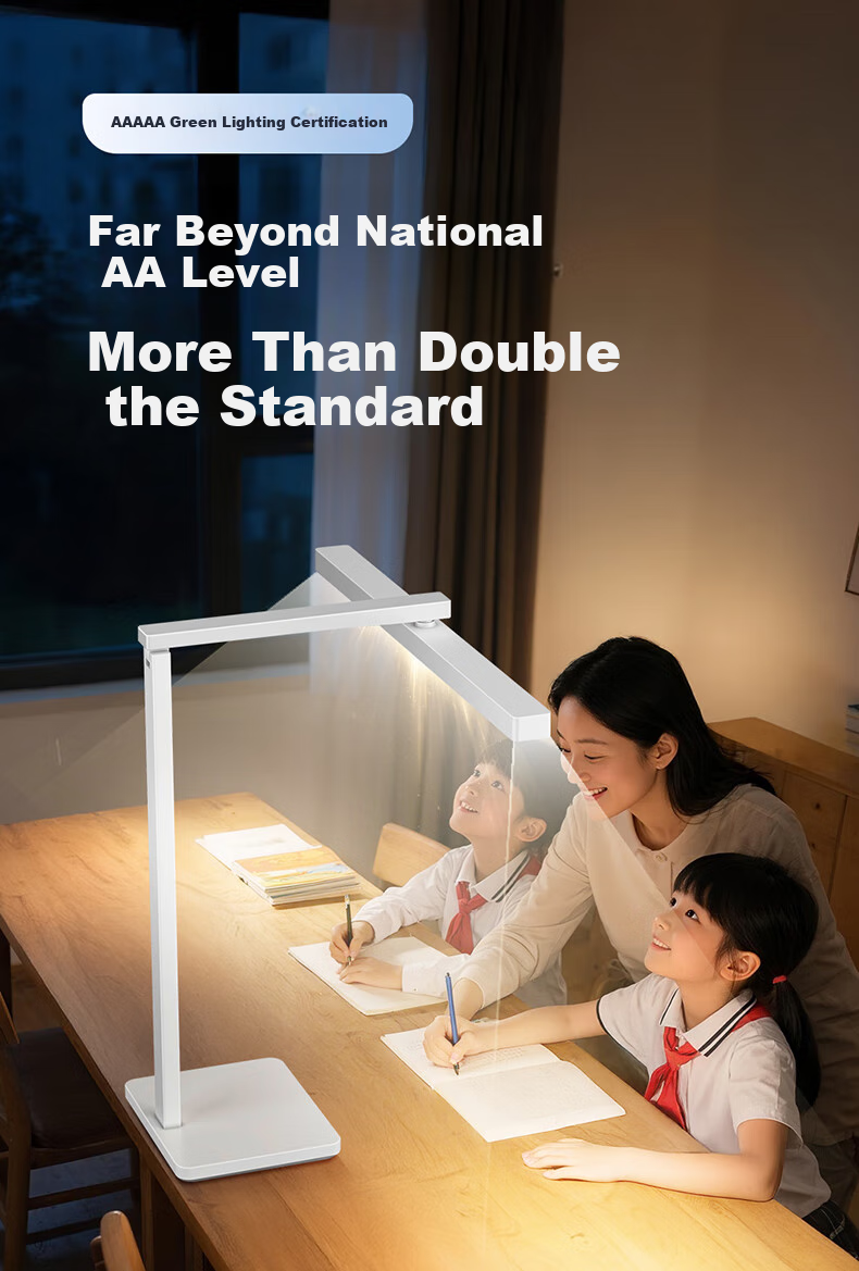 HP Pure Eye Protection Study Reading Desk Lamp for Students and Children, Bedroom Bedside Lamp with Angel Light 4