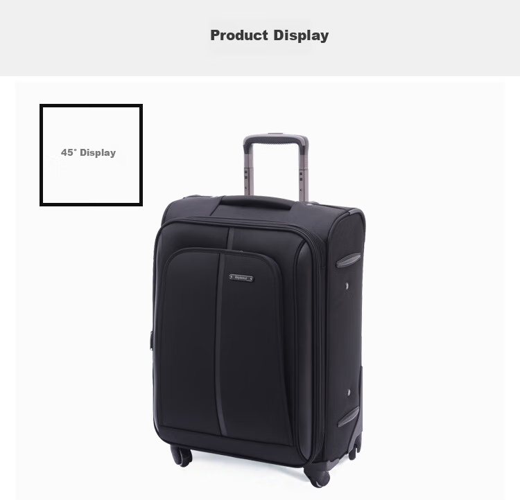 Diplomat DEF-1551G Suitcase with Business Spinner Wheels for Commercial Air Travel, Black, 16 Inches 7