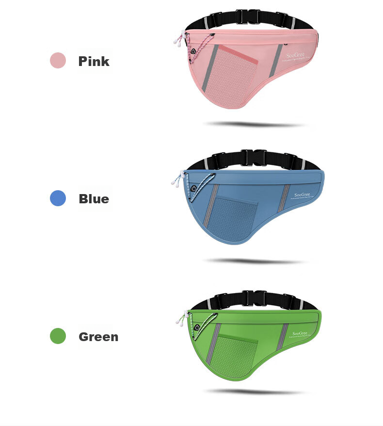 SooGree Sports Running Waist Pack for Men And Women, Outdoor Multifunctional Large Capacity Phone And Earphone Holder, Waterproof And Wear-Resistant Storage Gear 8
