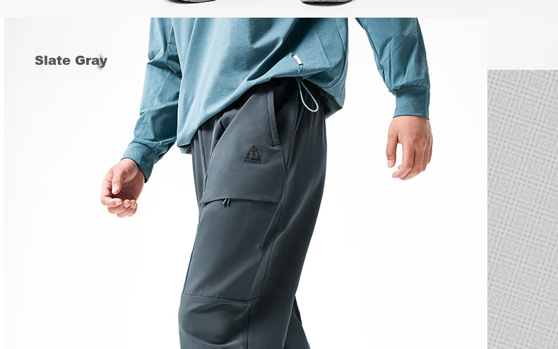 361° Men's Pants, Spring And Summer New Style, Rain-Proof Sports Outdoor Hiking Cargo Straight Loose Trousers, 652533705-2 32