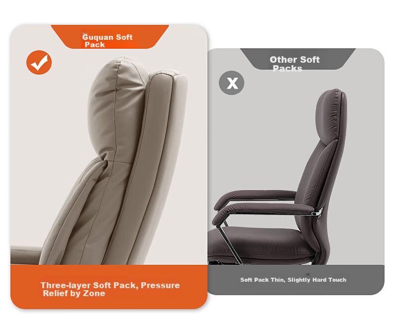 Guquan Boss Chair Home Heating Massage Comfortable Office Chair Nap Computer Chair Long Sitting C570H Coffee Thi 9